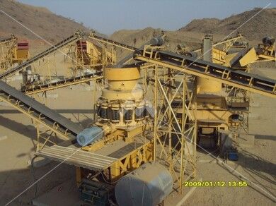 沙特花岗岩砂石生产线