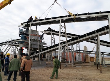 乌兹别克斯坦日产3000吨石灰石制砂生产线项目