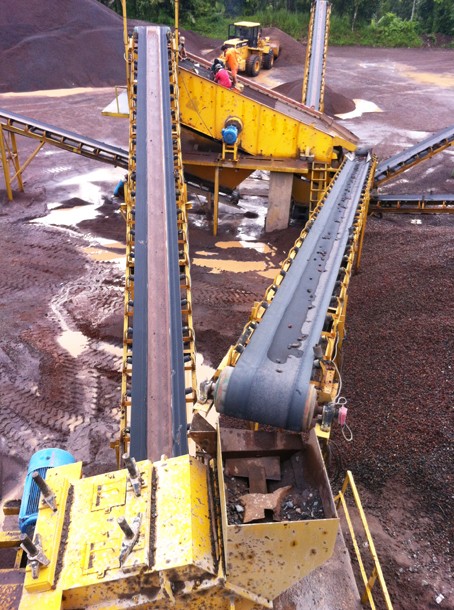 印度尼西亚时产200吨风化石碎石生产线成套设备