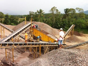 印度尼西亚时产200吨风化石碎石生产线成套设备