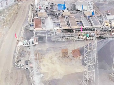 贵州时产1000吨石灰石砂石料生产线项目