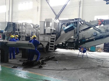 浙江金华时产80-100吨建筑垃圾再利用生产线项目