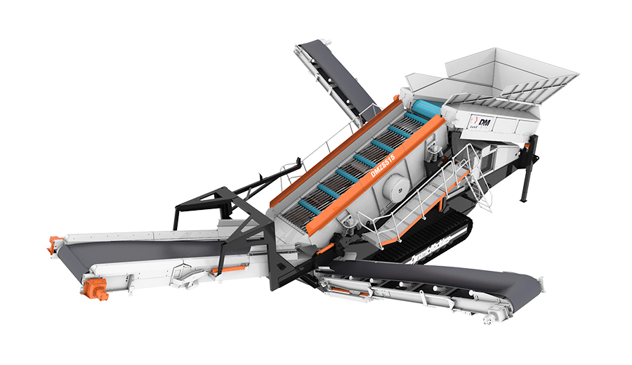 移动重型筛分站