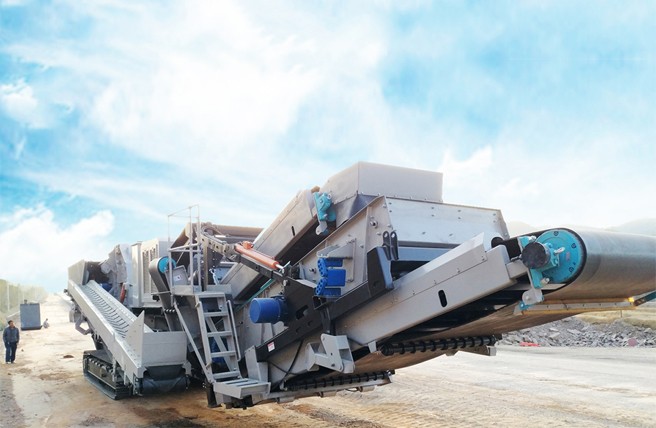 江西上饶移动式破碎生产线