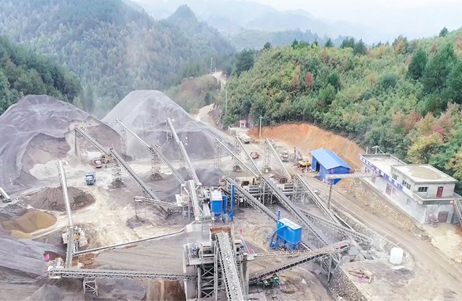 贵州石灰石砂石料生产线项目