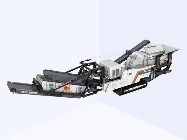 移动反击式破碎站